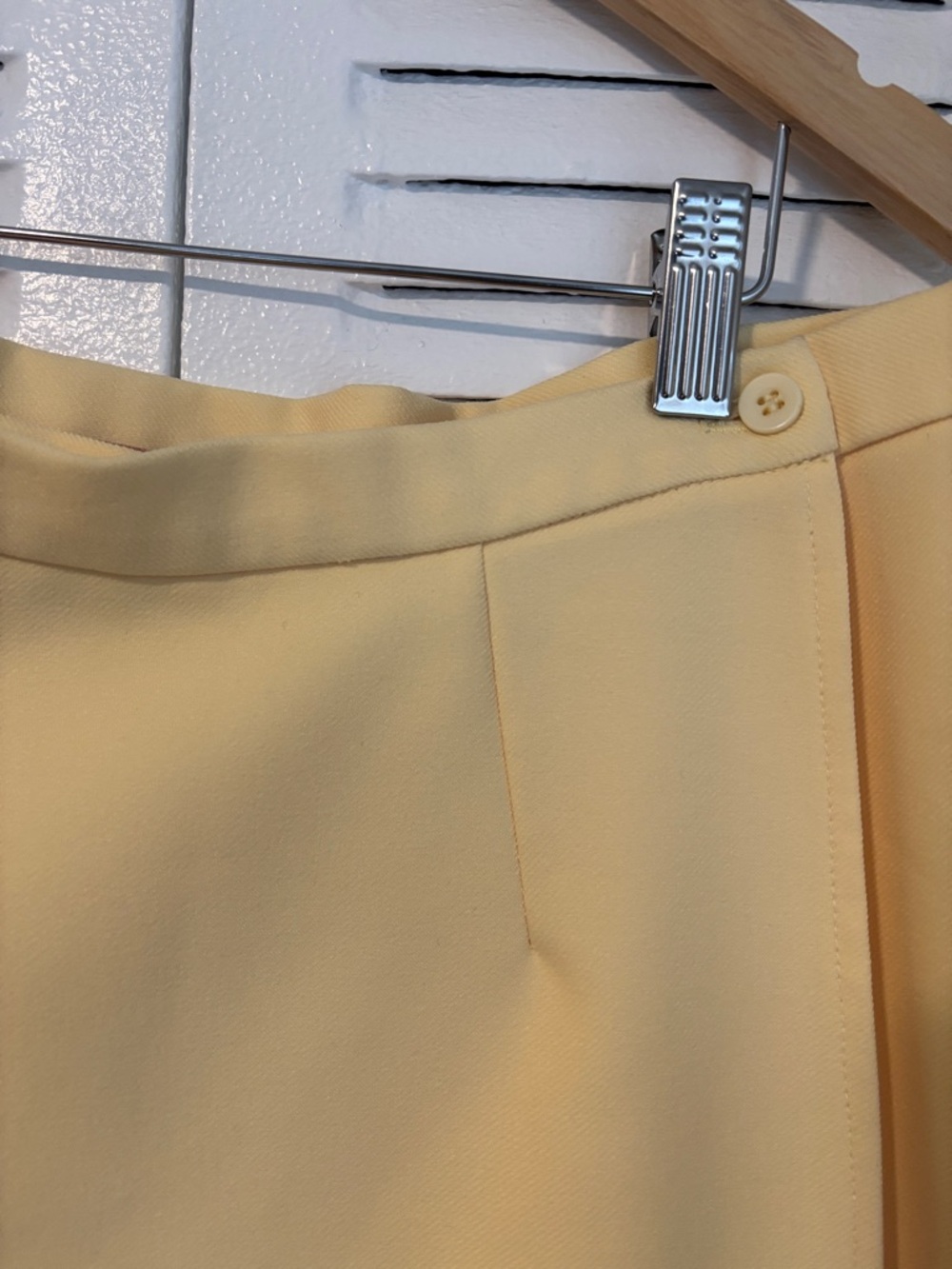 Vintage Jennifer K Yellow A-Line Skirt Made in Canada Size 14 Elegant - Picture 5 of 13